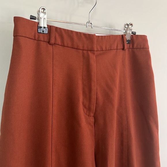 SOLD - Mijeong Park Front Seam Wide Leg Trousers - Picture 2 of 7